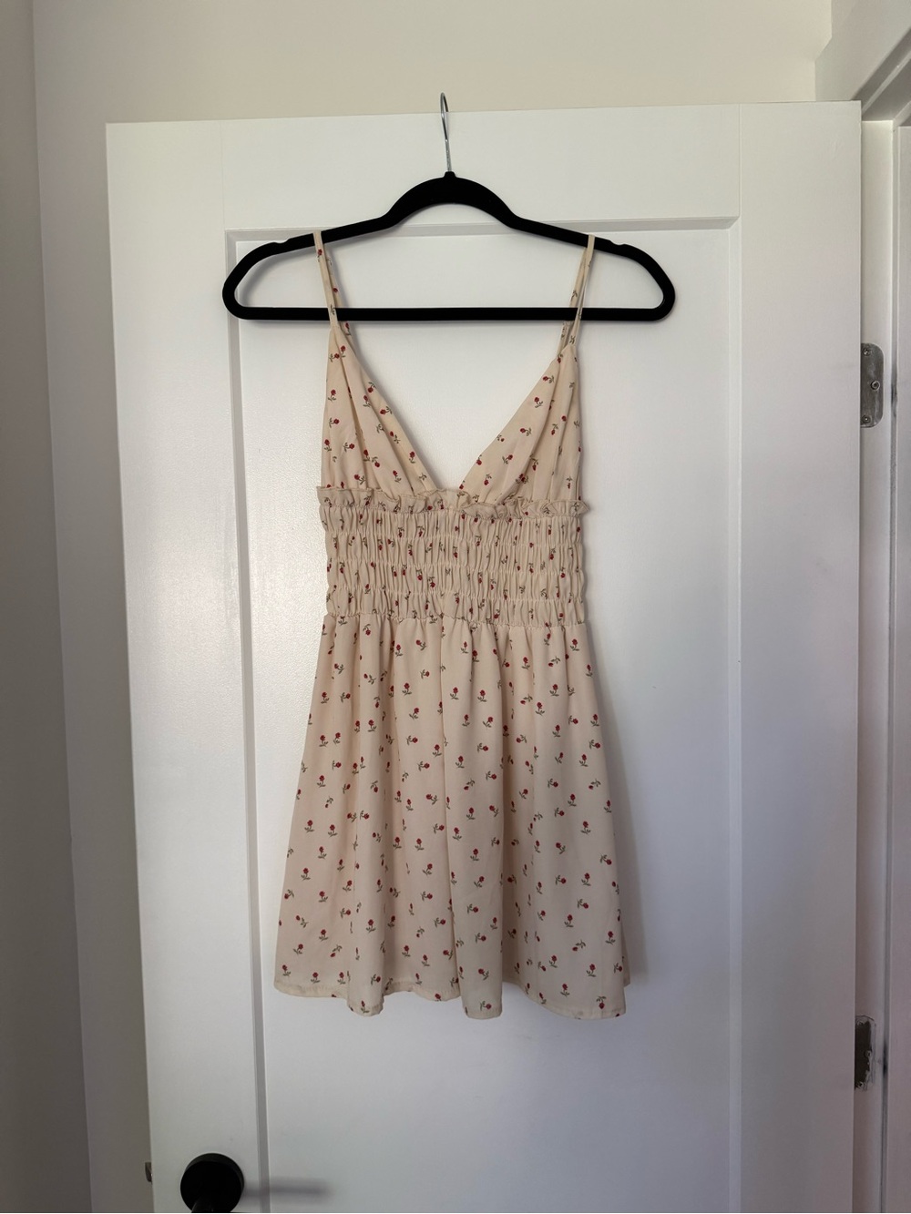 Princess Polly Beige Floral Mini Summer Dress - Women's